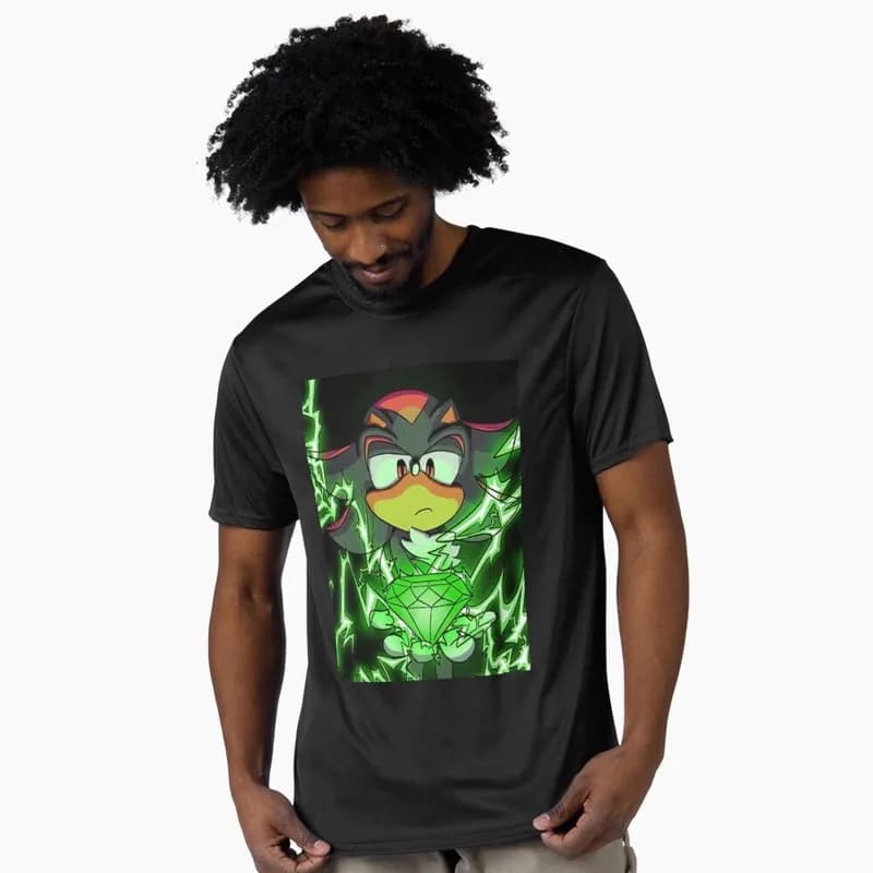 90s Cartoon Series Cute Sonic The Hedgehog Shadow Gift t shirt 0603 Vintage Racing Anime Graphic Tee Y2K clothes US Size S-6XL