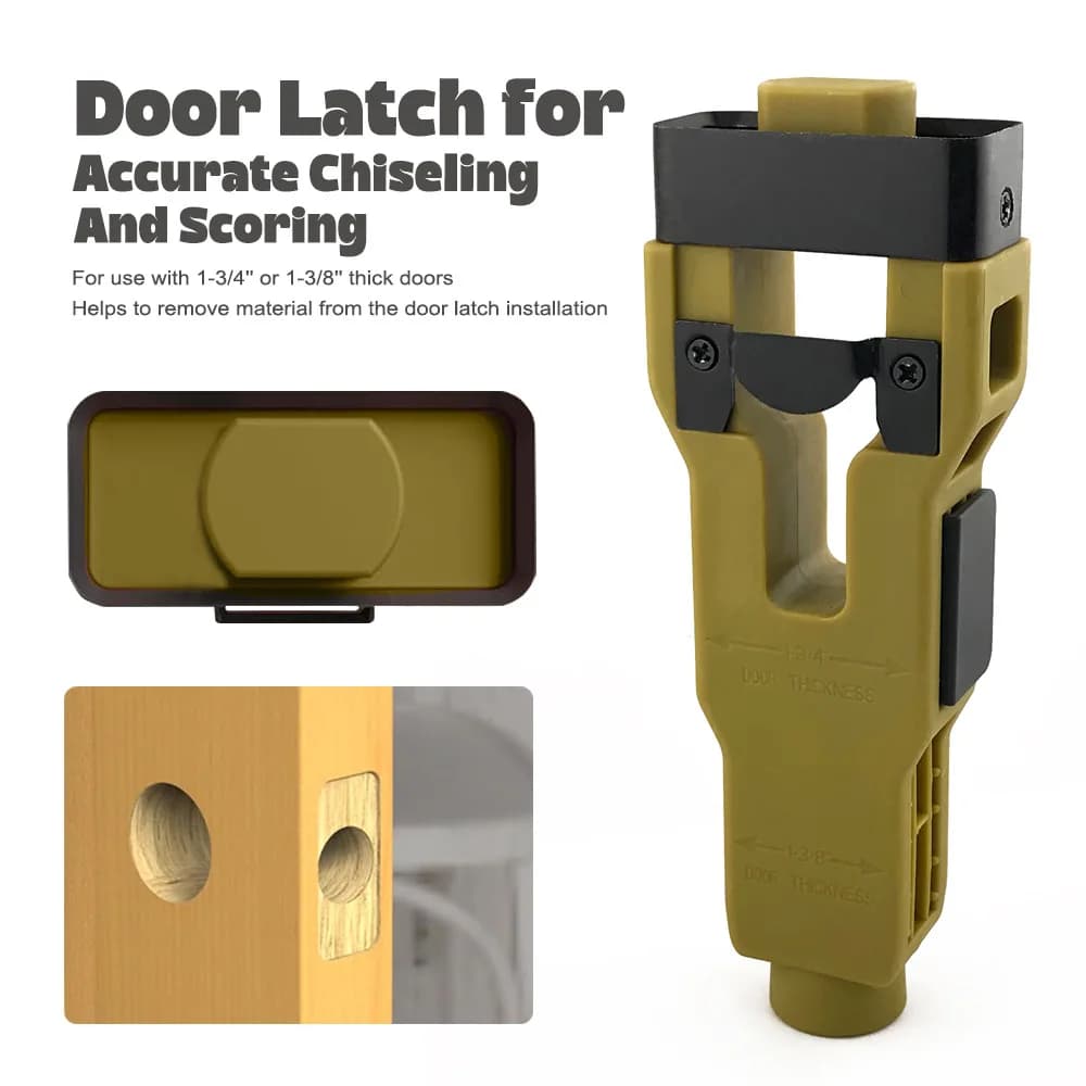 ABS Door Latch Mortise Tool Kit Install Remove Material Easy Use