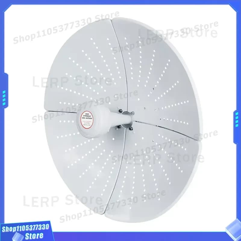 High Gain 4G 5G Parabolic Dish Antenna 1700-4200MHz 2x22dBi MIMO 60cm Hyperbolic Separating Grid for Long Range Signal