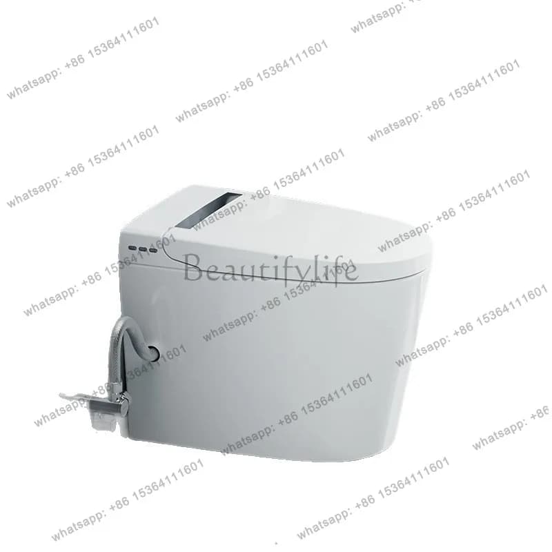 Light luxury smart toilet small apartment seat heating siphon flush toilet