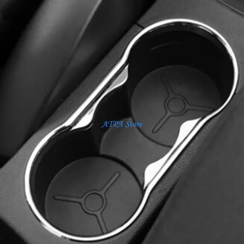 U13C Design Cup Holder Cover Easy Install ABS Cup Protector for Fiesta MK7 Use