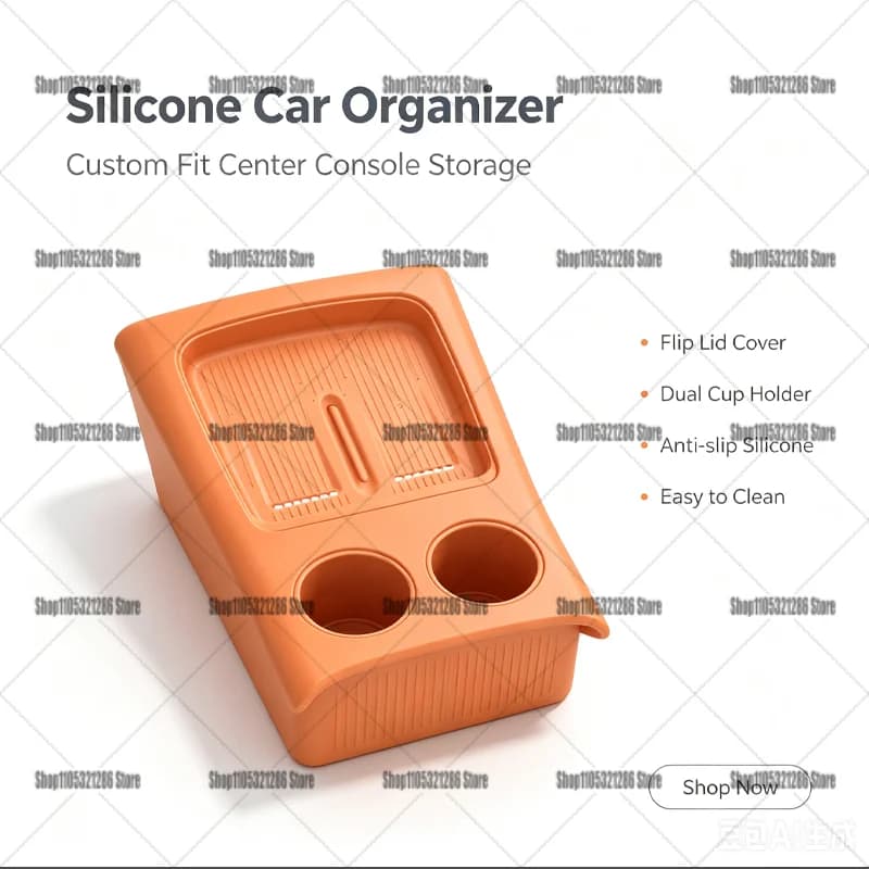 For Xpeng G9 2025 Center Console Full Silicone Protective Pad, Drop-in Anti-Scratch Mat, Interior Accessory car accessories