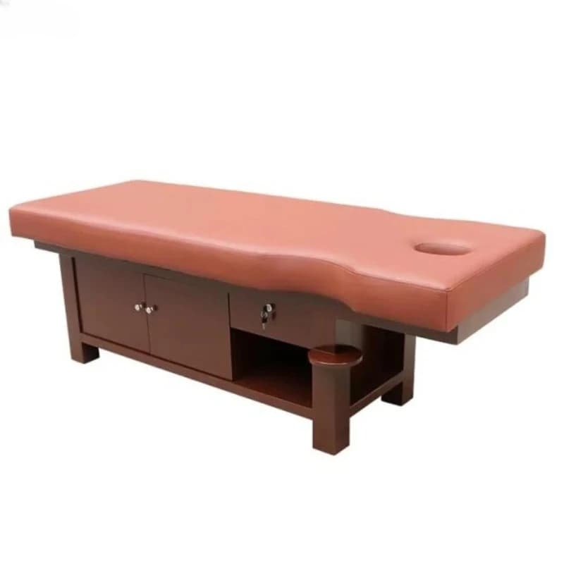 Special bone setting acupuncture physiotherapy for solid wood beauty salon with holes for blind massage treatment bed