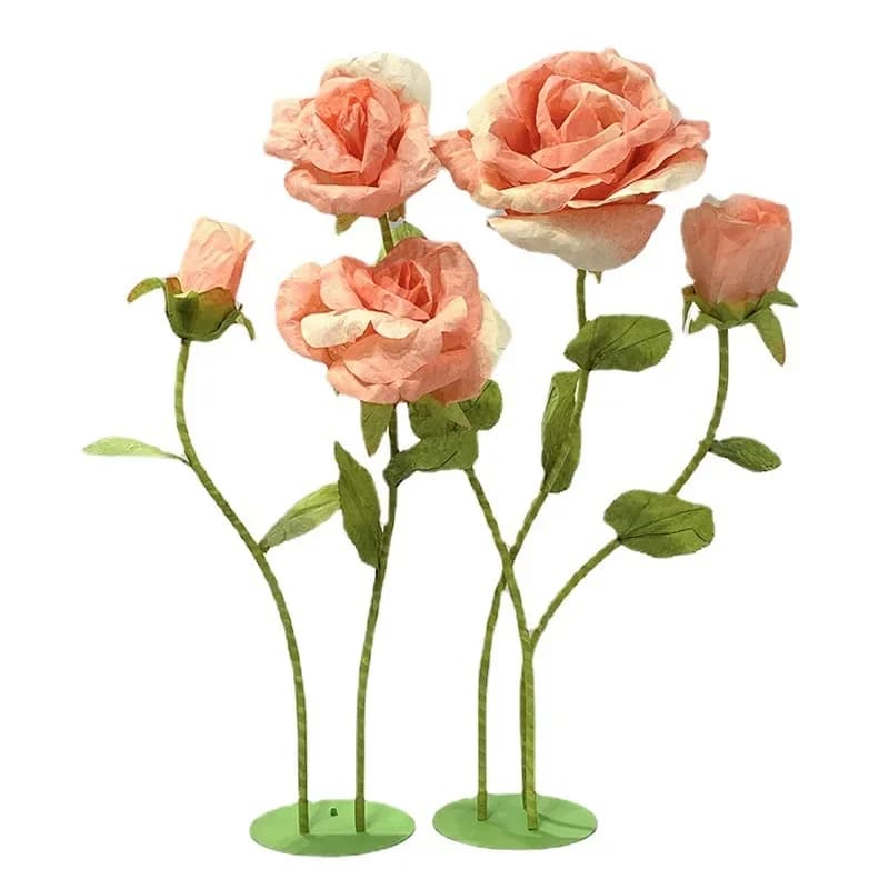 Paper Art F Hand-Ulated Rose, Finished Product In Shopping Mall Meichen Decorative Bouquet