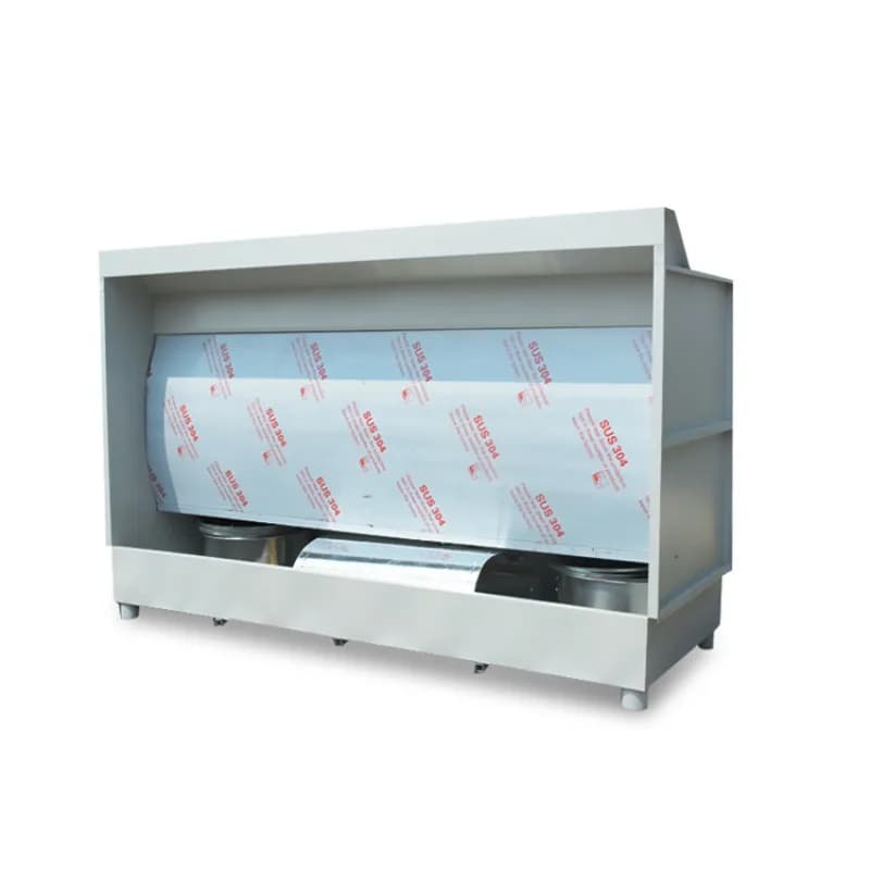 Water curtain spray paint cabinet, water spin cabinet, water type grinding cabinet