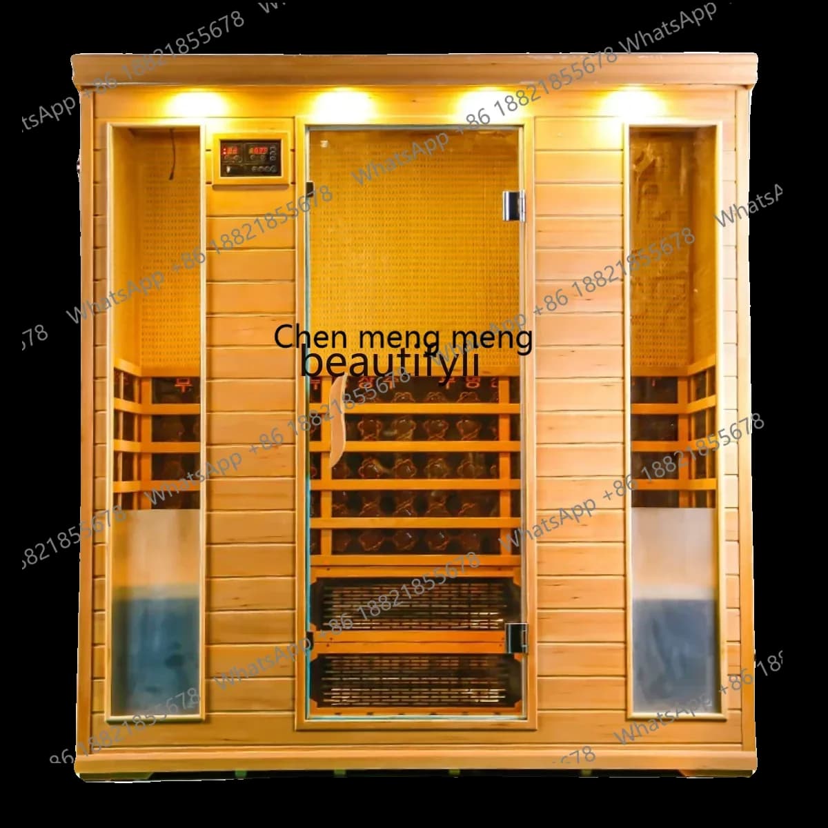 cc182R Steam room, family use, sauna box for 468 people, beauty salon, whole body detoxification
