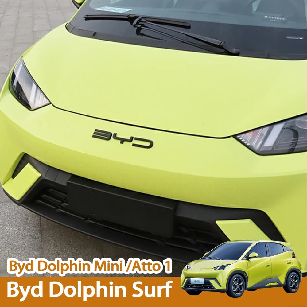 For BYD Dolphin Surf Dolphin Mini Atto 1 2023-2025 Blacked Emblem BYD Rear Letter Exterior Decal Sticker Modification