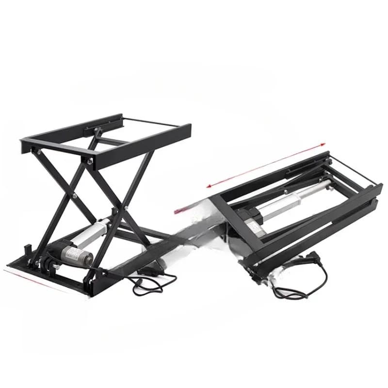 Multifunctional intelligent furniture electric lifting tea table iron frame