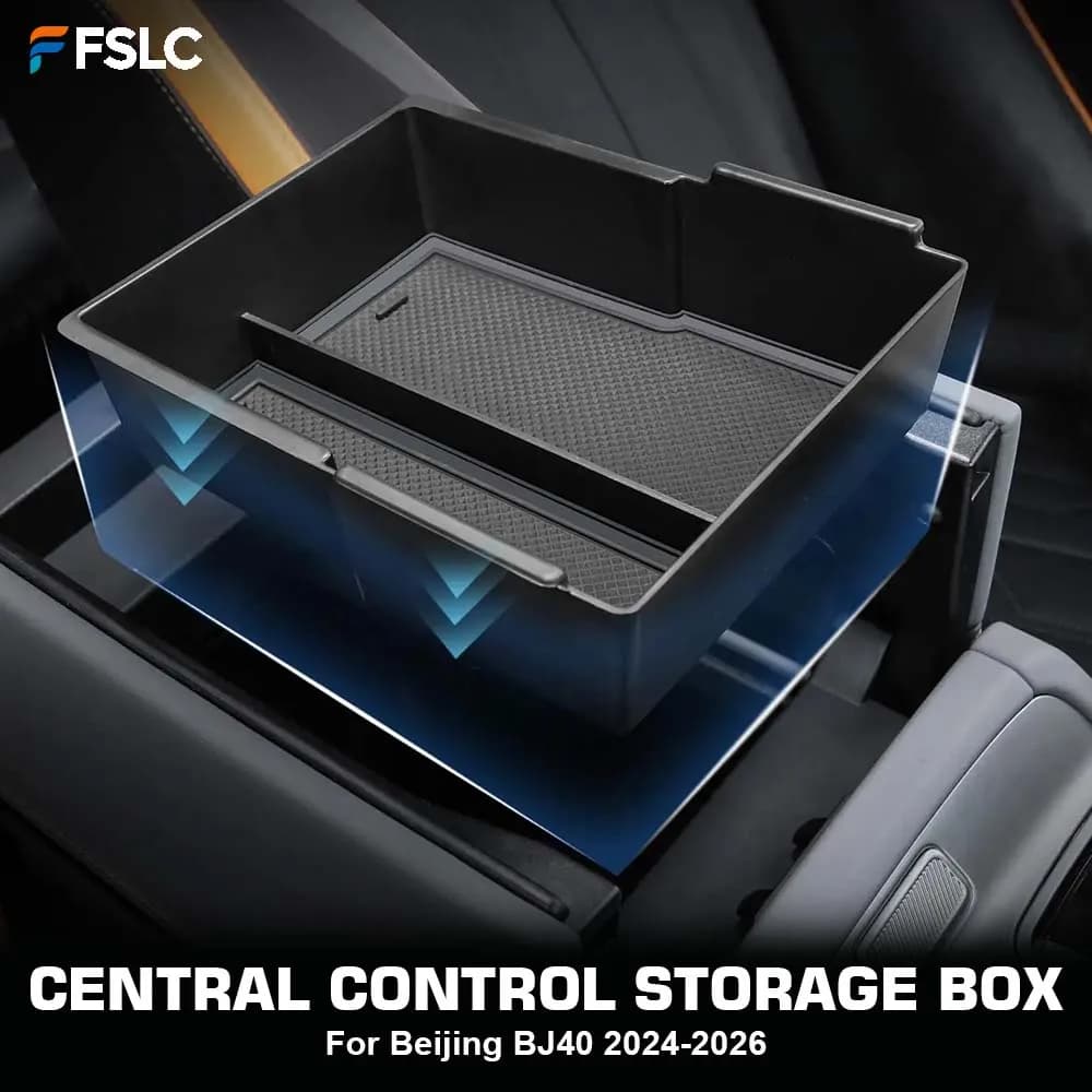 ⭐Genuine⭐ Car Decoration CENTRAL CONTROL STORAGE BOX Far Beijing BJ40 2024-2026 Armrest Box Storage Compartment Modification