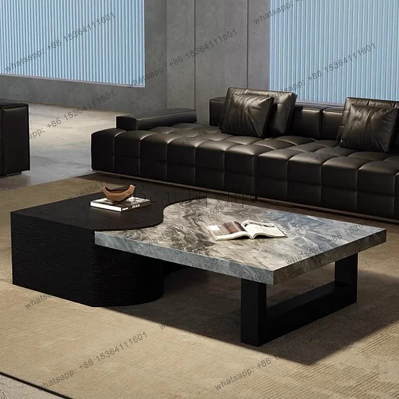 LD Luxury Designer Coffee Table Modern Living Room Organizer Standing Moving Writing Side Table Dinner Meubles