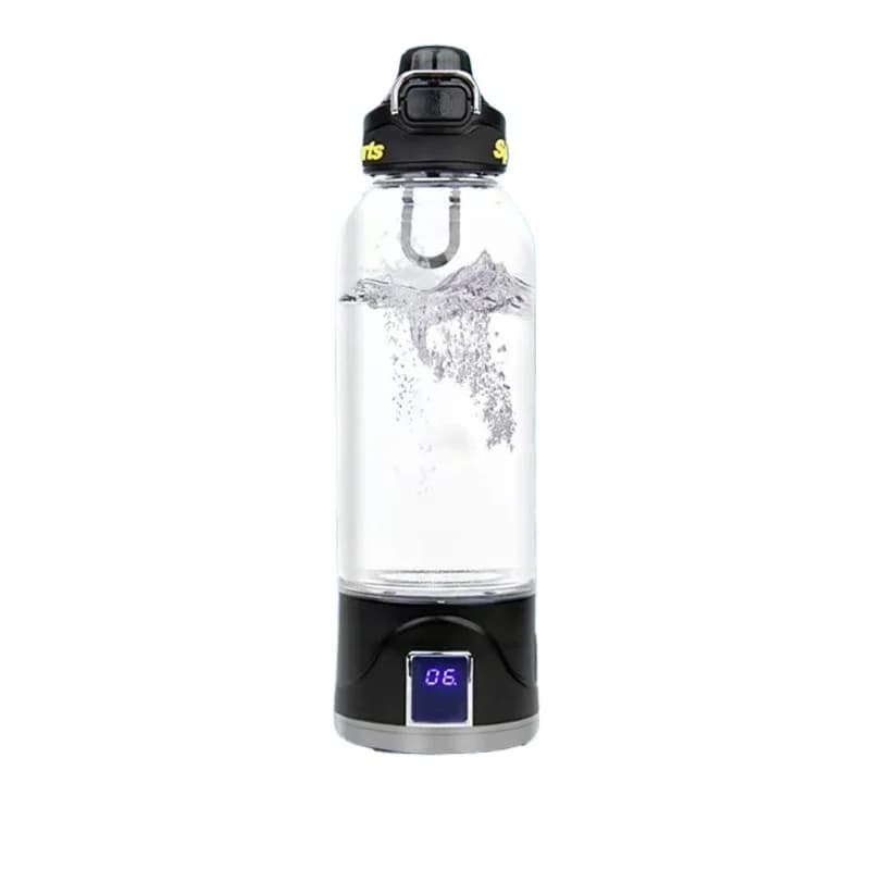 Portable Travel 1000ml H2 Filter Electric Titanium Quality Portable Hydrogen Antioxidant Glass Bottle