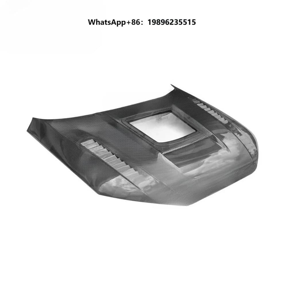 New Style Carbon Fiber Front Hood Bonnet Fit for  S4 & A4 S-line B9 B9.5 17-23 High Quality Fitment