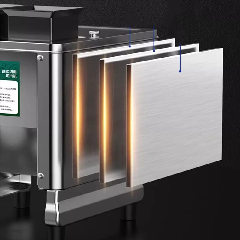 Full Automatic Stainless Steel Section Shredder for Meat Vegetables Dice Cutter Home Commercial Use Meat Product Making Machines