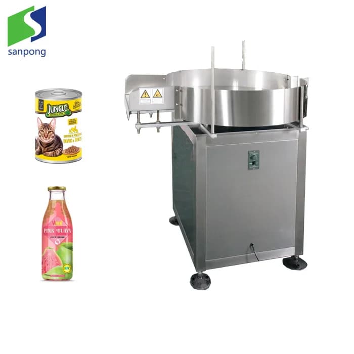 Automatic Rotary Turntable Bottle Feeder Machine Collection Turning Table Unscrambling Collecting Turning Table