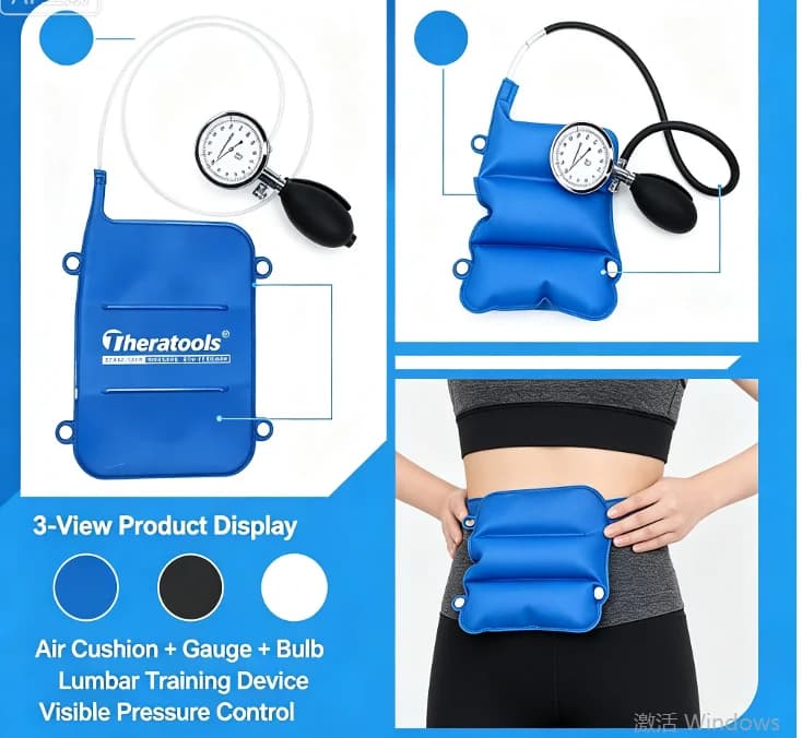 Lumbar Stabilizer Bio‑Pressure Feedback Device Joint Protector for Posture Adjustment & Lower Back Pain Management