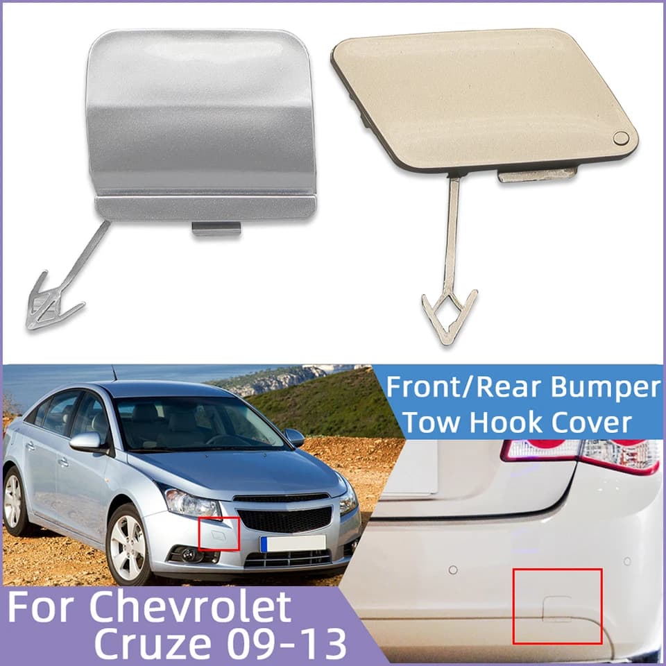 Auto Parts Front Rear Bumper Tow Hook Eye Cover Cap For Chevrolet Cruze 2009 2010 2011 2012 2013 Towing Hauling Trailer Lid