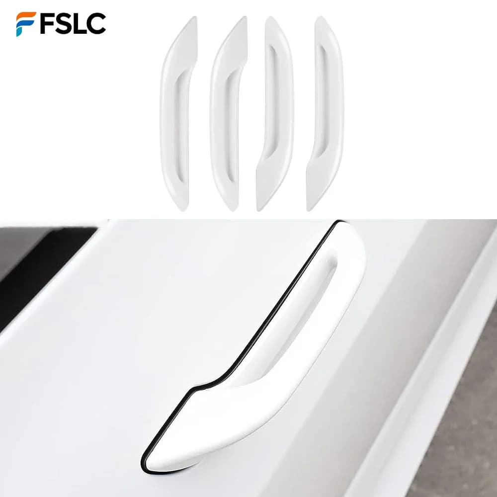 ⭐Genuine⭐ 4PCS ABS Anti-Freeze Door Handle Stickers For Tesla Model 3 Y 2017-2023, Winter Car Accessories & Protection Covers