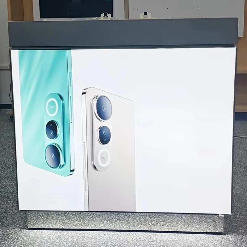 high quality Btselling Material Shape Heavy Metal/Plastic Computer and Mobile Phone Full View Display Stand