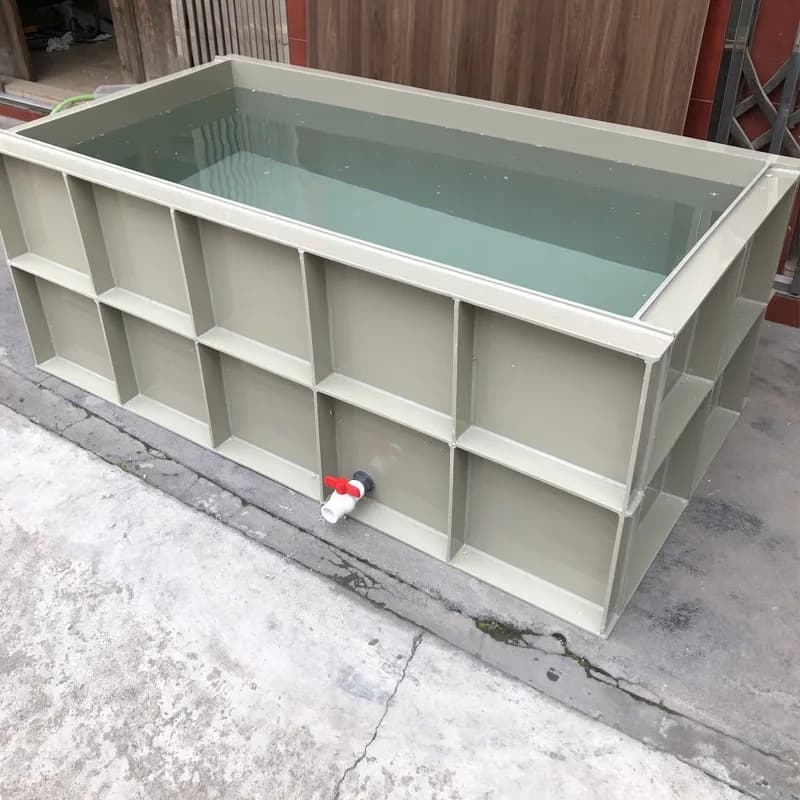 Plastic welded water tank, food grade PP sink
