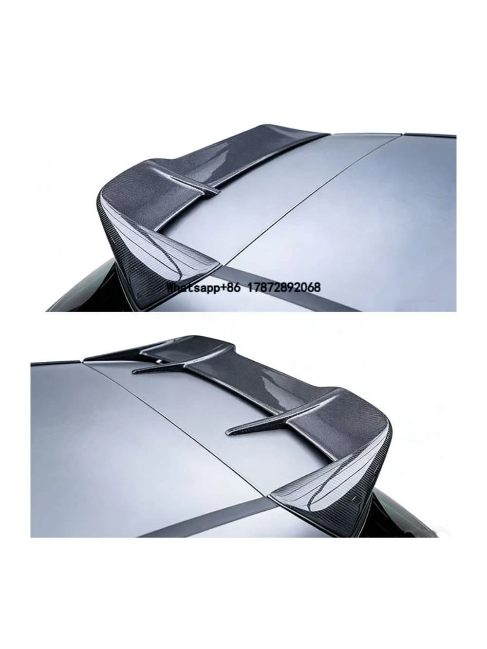New W177 A-Class  A180 A200 A35 A45s Dry Carbon Fiber Bumper & Roof Spoiler Rear Wing with Exhaust Bolt-On Universal Fitment