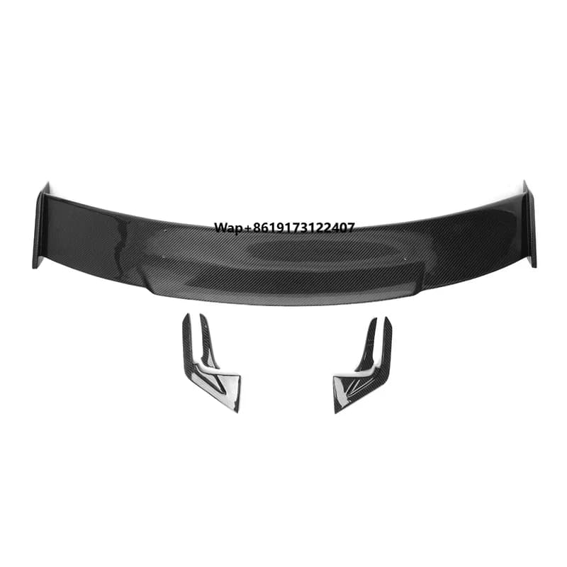 Hot Selling GT-style Universal Spoiler Dry Carbon Fiber Truck Lip Spoiler Fit for All Sedan Car Model Rear Spoiler
