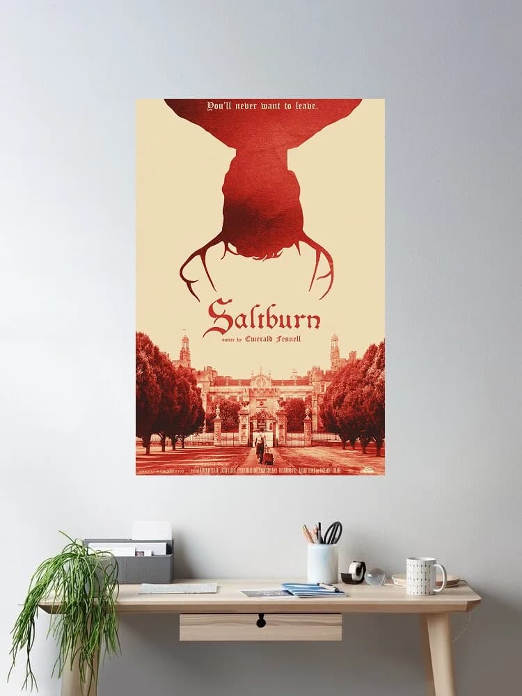 Saltburn (2023) Movie,Art Picture Print Silk Poster Home Wall Decor