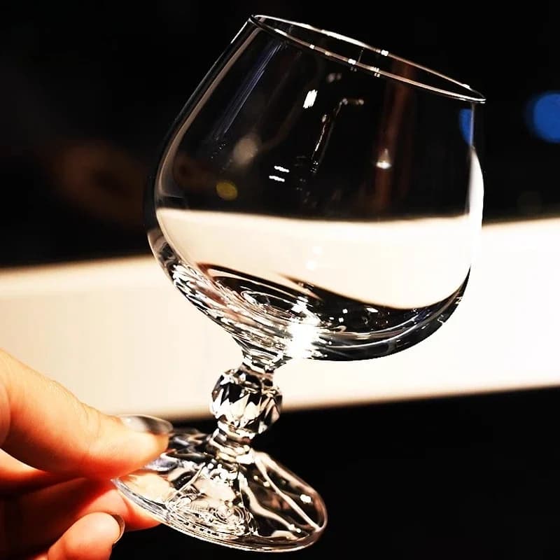 Cognac Brandy Glass Transparent Big Capacity Goblet Red Wine Glass Scented Cup Whisky Liquor Vodka Bar Restaurant Drinking Vesse