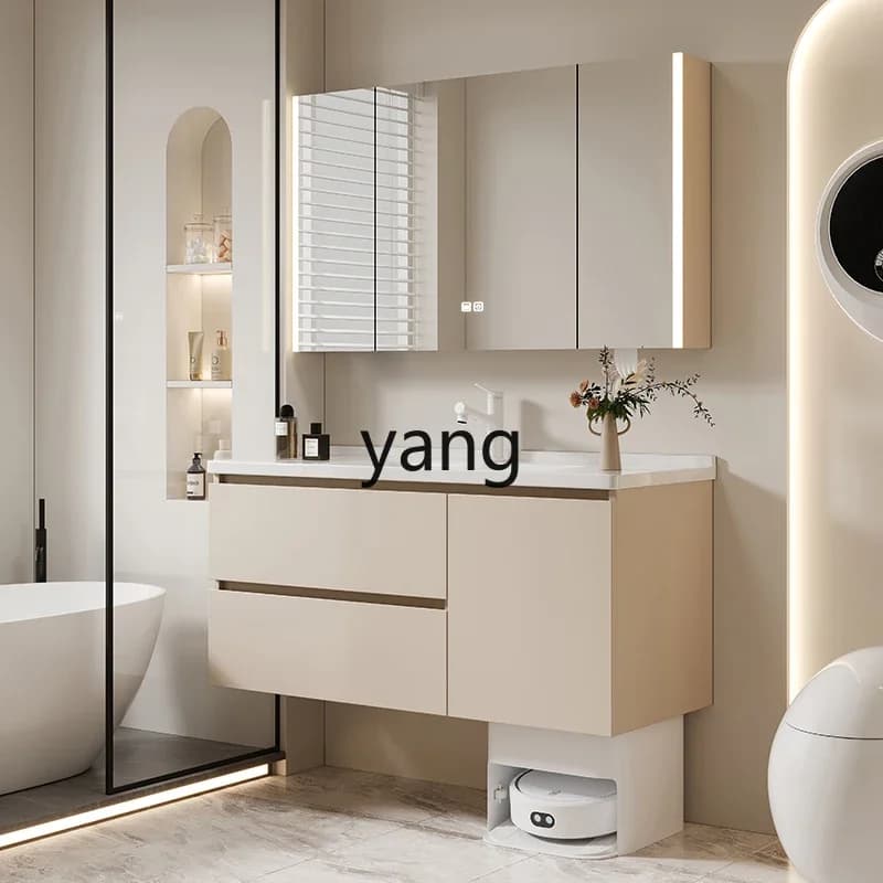 LHF ceramic integrated basin washbasin cabinet combined bathroom washbasin