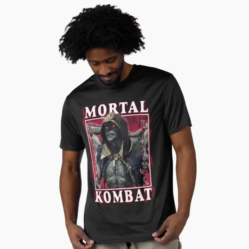 Kollector MK Vintage 90's Mortal Kombat Gift tee for gamer 100% cotton printed Men's Short Sleeve Graphic T-Shirt All size tops