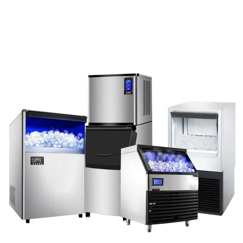 Commercial Square Ice Cube Maker Machine High Quality Fully Automatic Ice Making Machine 2025