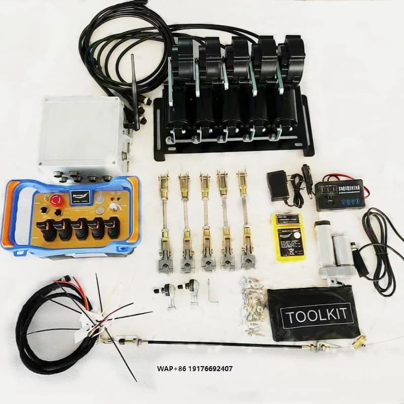 Waterproof 4 Button Auto Crane and Winch Rescue Remote LED Light Rechargeable Battery Industrial Control Device Reliable