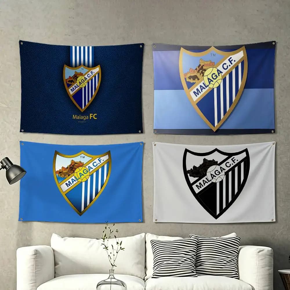 Hot M-Malaga C-CF  Flag Suitable For Party Club Outdoor Interior Wall Decoration Banner Fans Gift