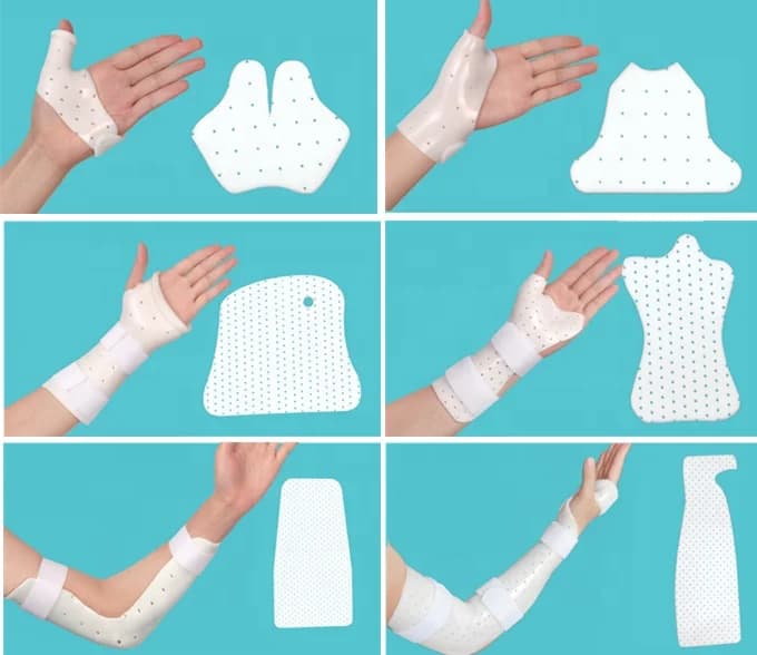 Physical Therapy Splint Material Low Temperature Thermoplastic Sheet Rehabilitation