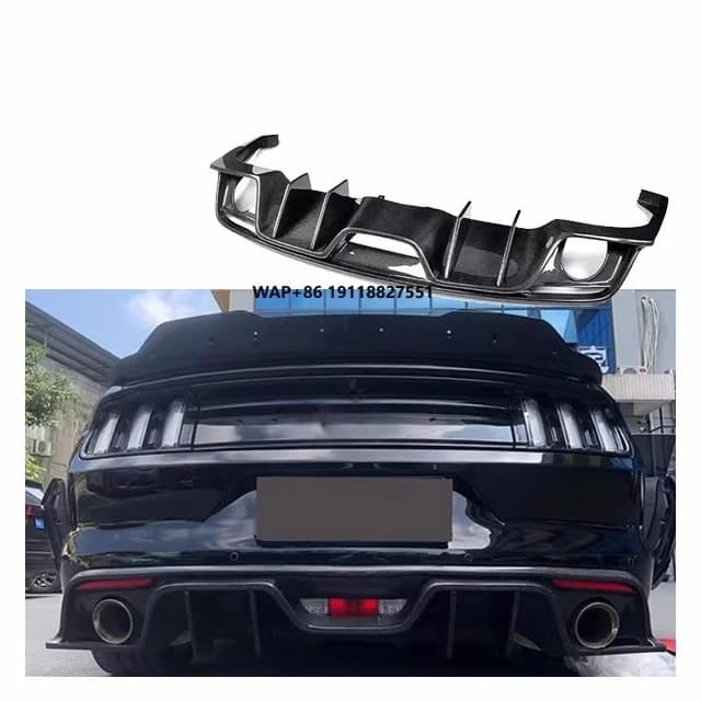 Carbon AC Diffuser for  Mustang S550 15-17 Upgrade AC Style Body Kit Mustang Rear Diffuser