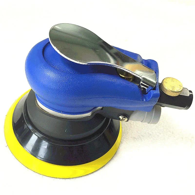 TY71115HD Heavy Application Type  5 In. Self-Vacuuming Orbital Palm Air Sander,10000 Rpm, 3/16" Orbit.