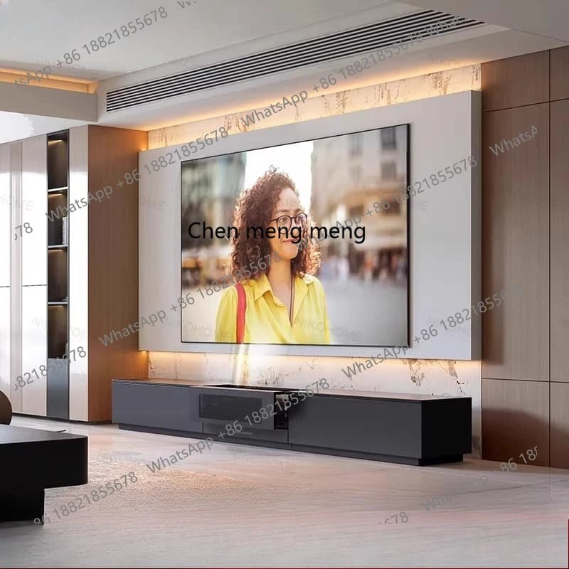Fully Automatic Laser TV Cabinet Electric Retractable Integrated Hisense Starlight Projector