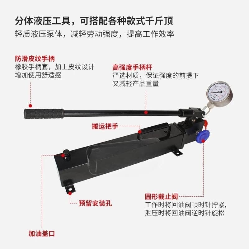 Hydraulic nut bolt tensioner, bearing assembly fastening stainless steel hand pump hydraulic nut