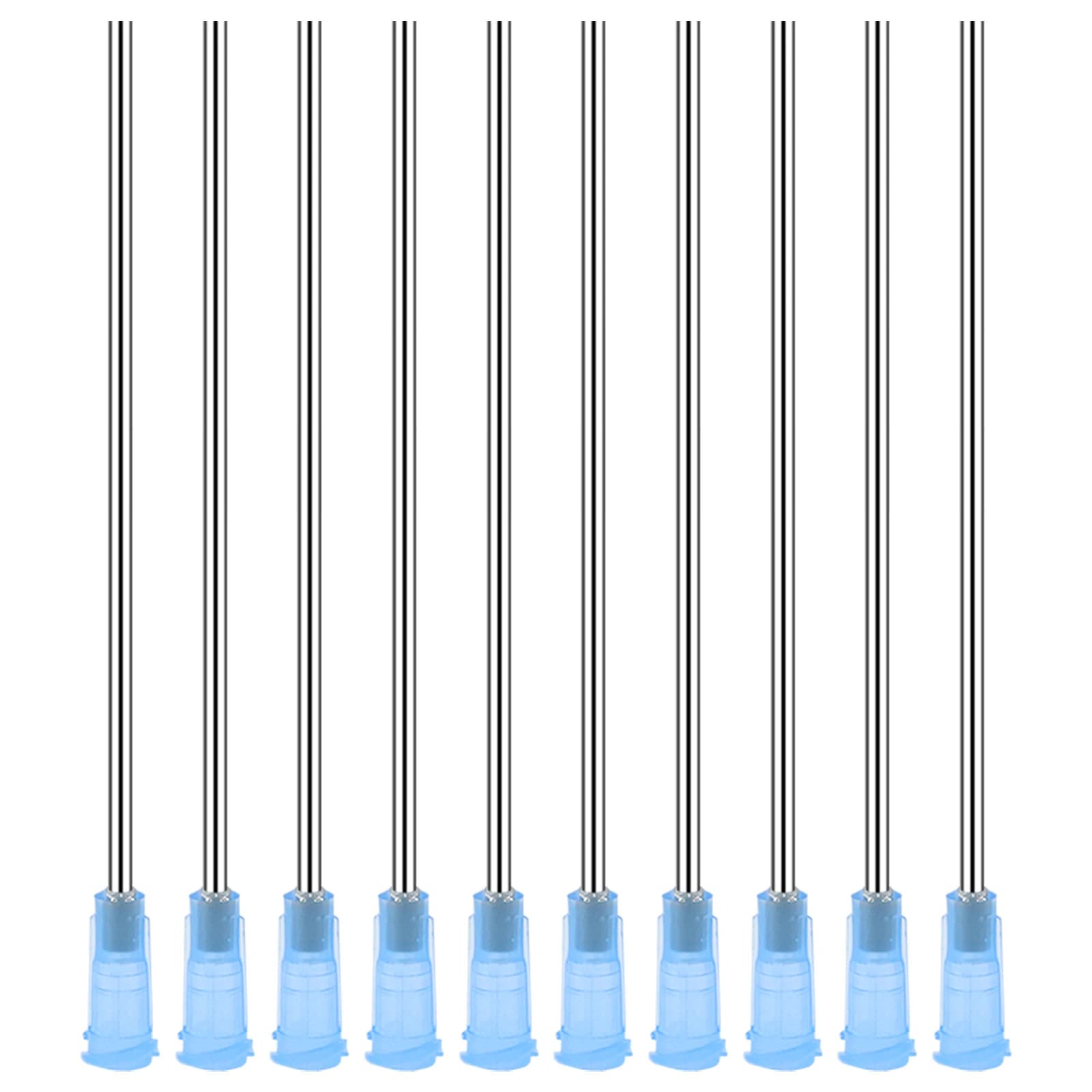 10/20pcs 100mm 13G Dispensing Needle Syringe Needle 4 Inch Industrial Blunt Needle Tip Luer Lock for Glue Dispensing