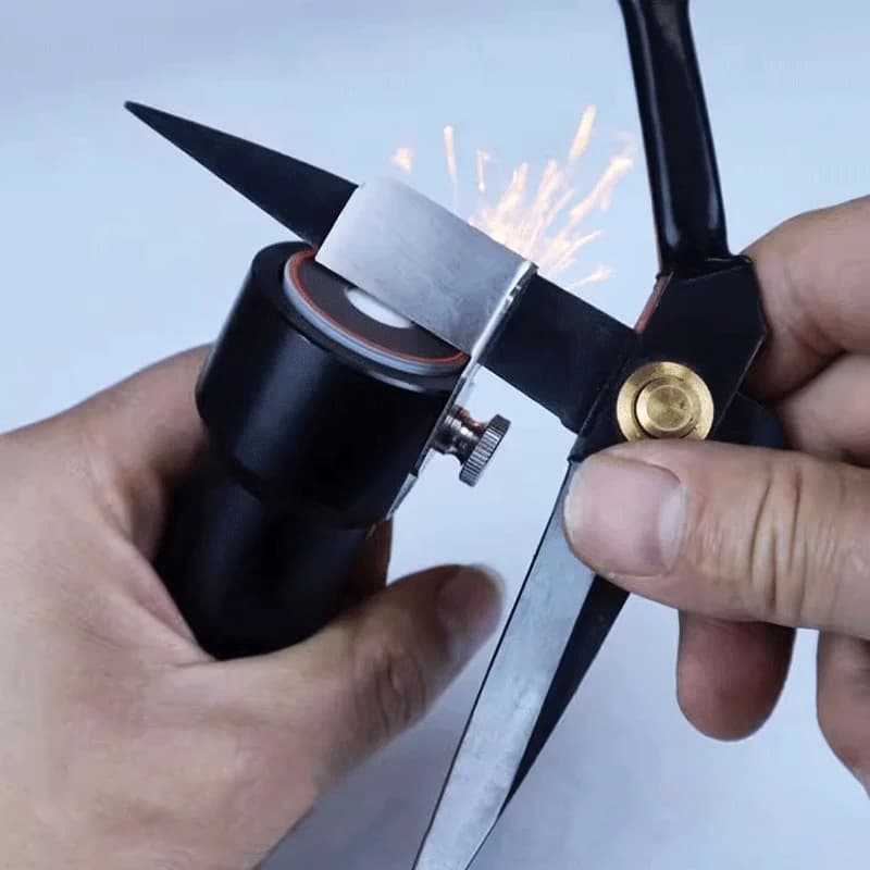 【Hot】Professional Angle Scissors Grinding Tool Sharpening Artifact Tailor Cutting Hair Cutting Kitchen Scissors Cutting Machine