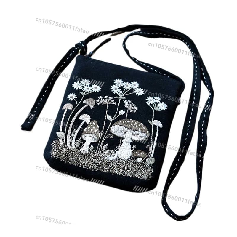 Handmade DIY Embroidery Niche Design Versatile Crossbody Bag Embroidery Tool Material Kit