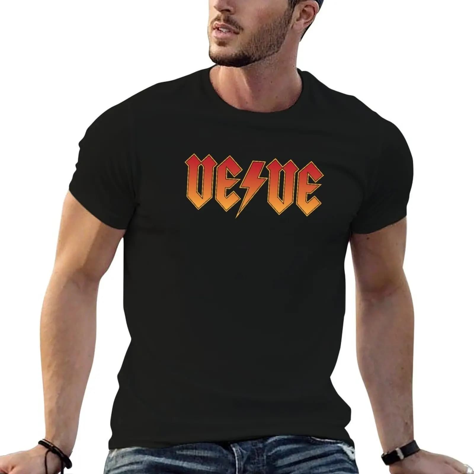 VEVE Classic Rock Logo T-Shirt graphics anime figures mens t shirts pack