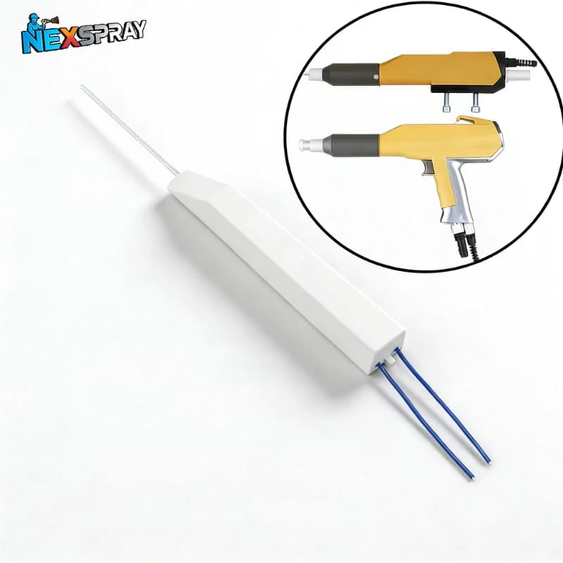 Electrostatic Spray Gun GM Powder Coating Gun Three Wires HV Generator Cascade two Wires HV Generator Cascade