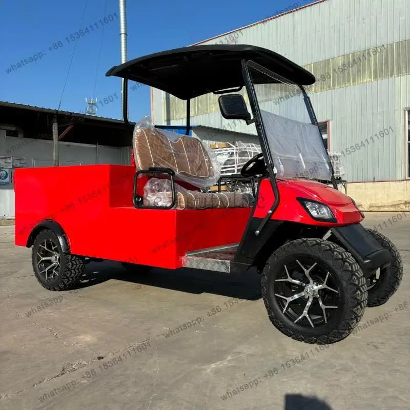 8Factory Direct Sales 4 Seater Golf Cart Prices Are Practical Electric Scooter Global Sale New Lifted Golf Cart With cargo box