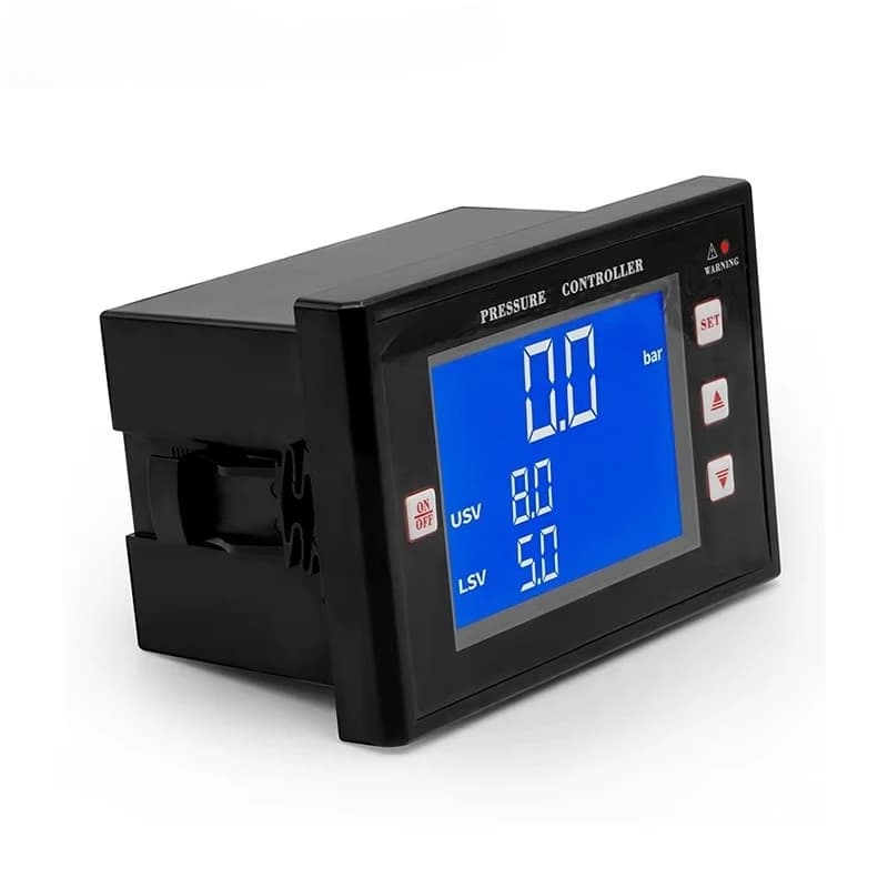 Pressure Switch Large LCD Display Adjustable Negative Pressure Control Digital Pressure Switch or Vacuum Pump