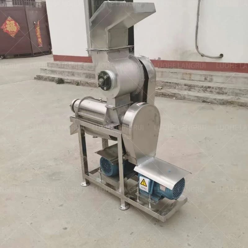 China Industrial Large-scale Fruit Spiral Juicer, Spinach and Celery Residue Juice Separator, Grape Stemming Crushing Juicer