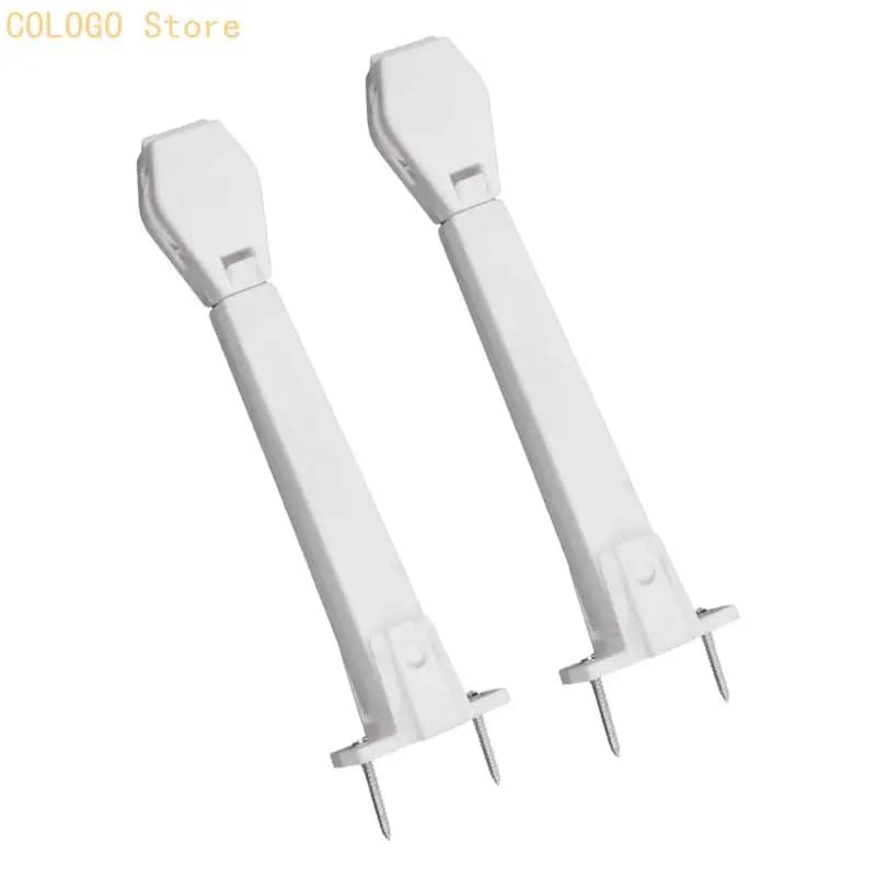 Curtain Cable Support Drapery Cord Tensioner for Home Wall and Floor Mount D0LD
