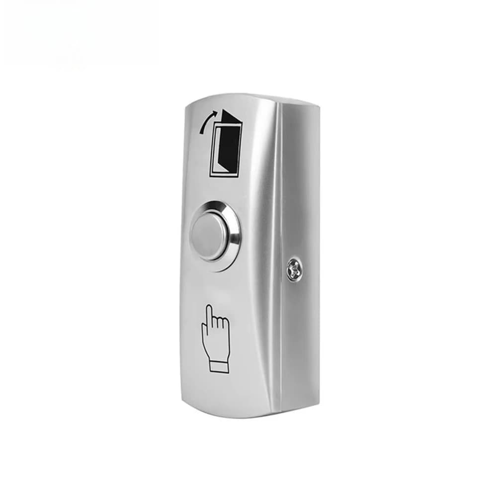5pcs DC 12V Surface Mounted Sel-reset Zinc Alloy Door Exit Release Push Button for Access Control System