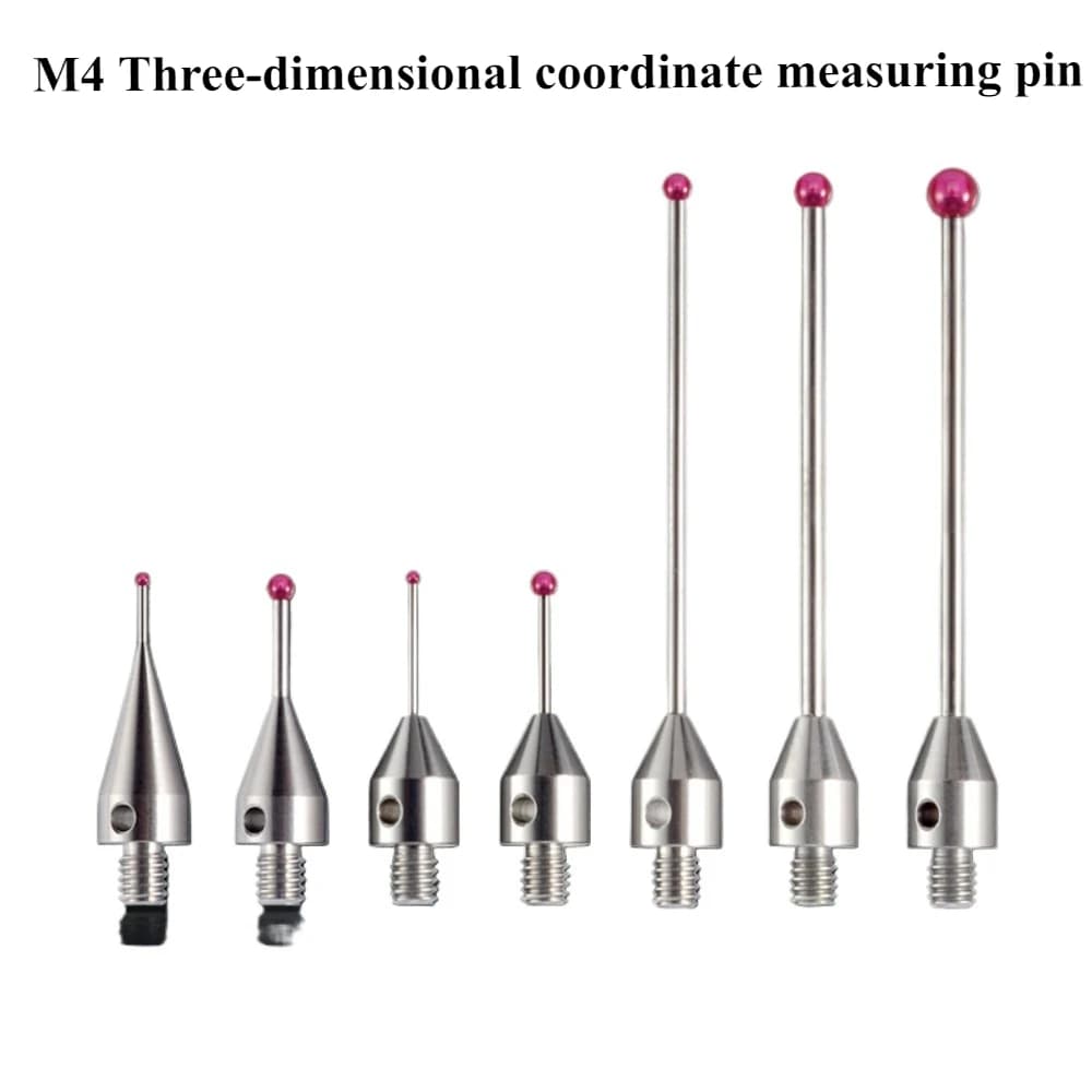 1PCS: M4 Three-Dimensional Probe Three-Coordinate Stylus Ruby Probe Dial CNC Machine Tool Measuring Equipment Thread M4