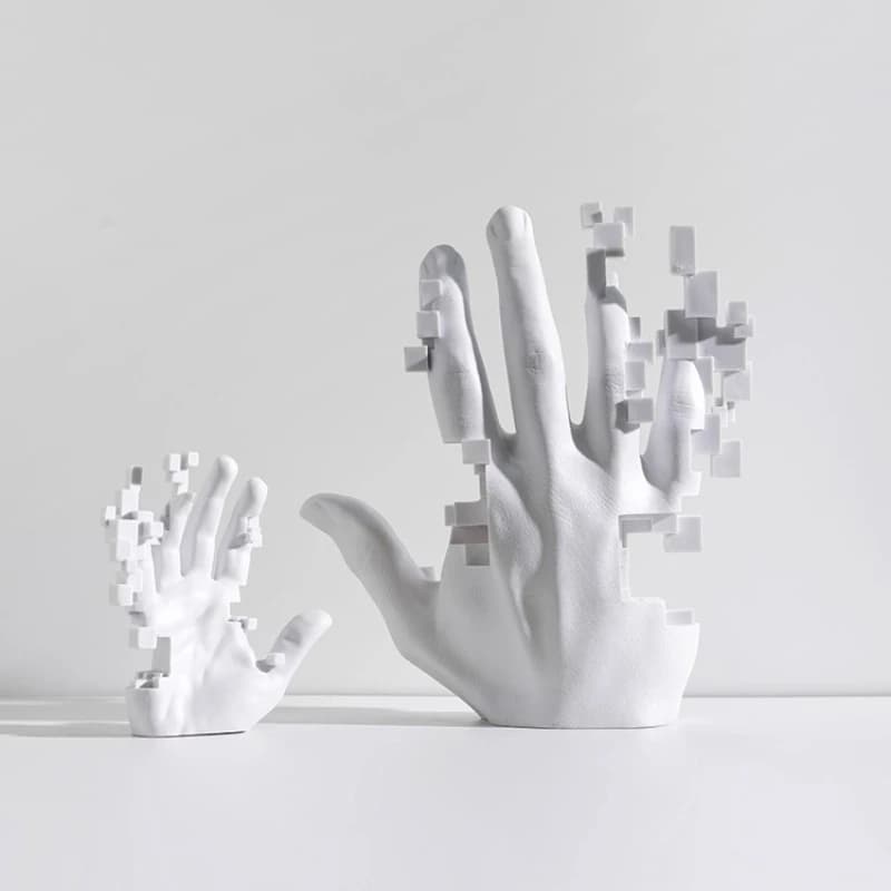 Mosaic Hand Sculpture Decoration Study Desktop Accessories Sandstone Modern Handicrafts Creative Living Room Home Decoration