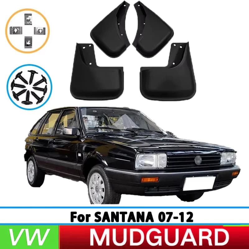 Suitable for Volkswagen 2004-2012 Santana front and rear wheel mudguards, car tire mudguards, splash guards, and car accessories